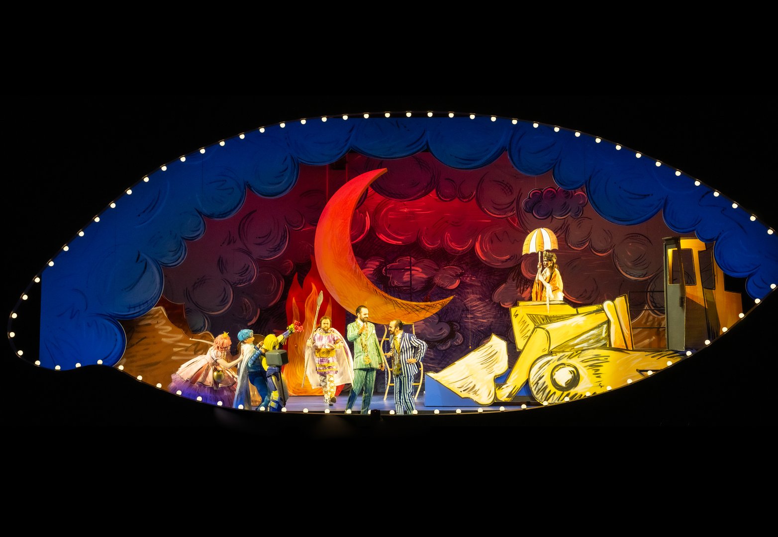 Freia, Froh, Donner, Wotan, Fafner, Fasolt and Fricka