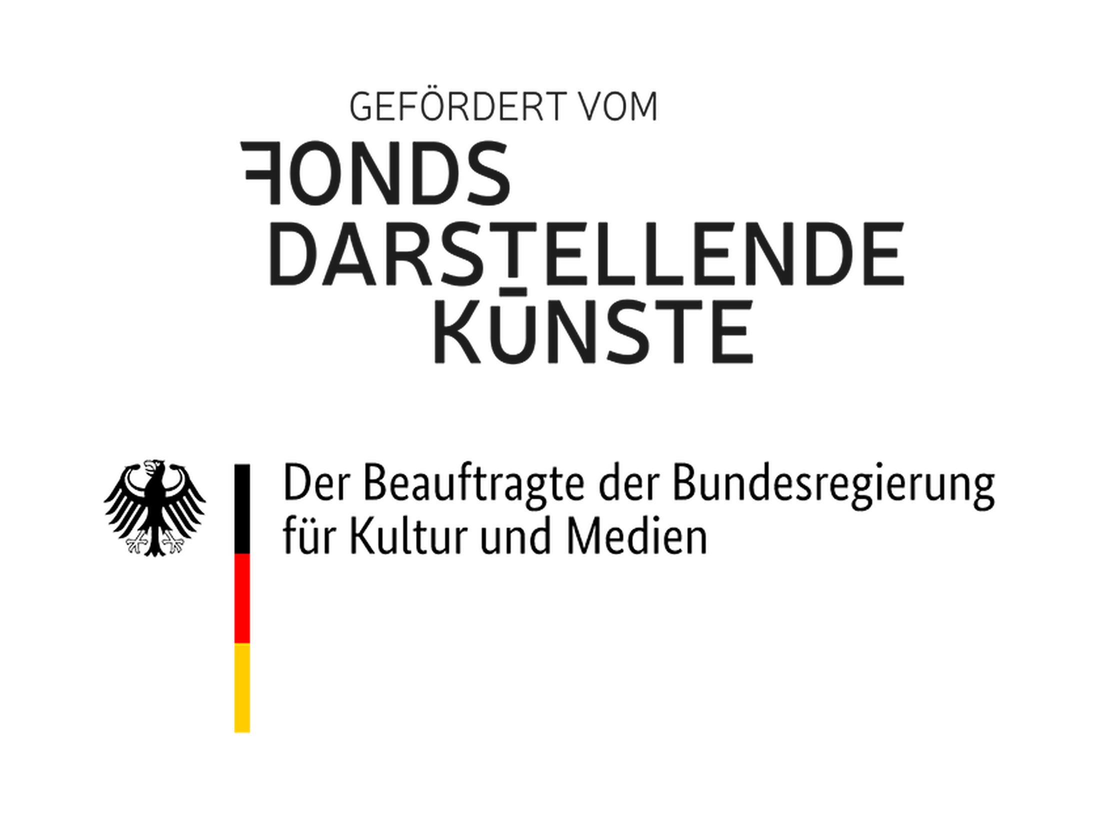 Funded by the Performing Arts Fund with resources from the Federal Government Commissioner for Culture and the Media