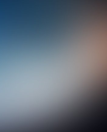 Abstraktes, stimmungsvolles Bild in kühlen Blau- und warmen Rosétönen: Weiche Farbverläufe und unscharfe Übergänge erzeugen eine traumartige Atmosphäre und evozieren die Welt von Hoffmanns Erzählungen von Jacques Offenbach.