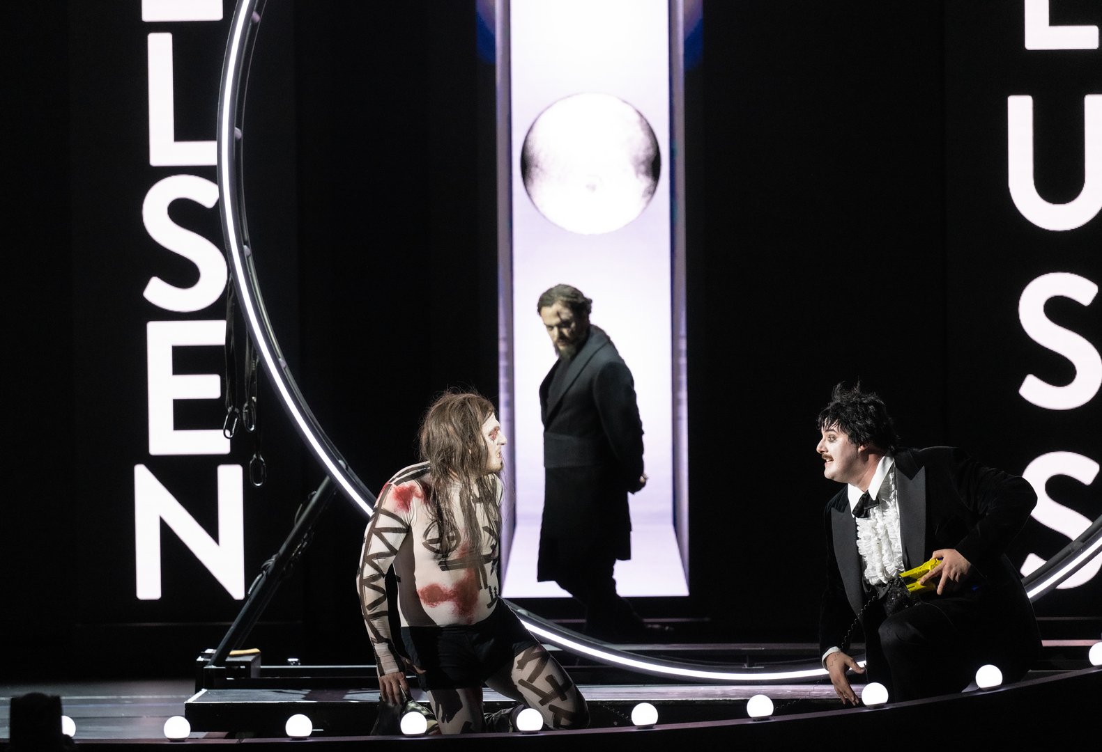 Alberich, Wotan and Loge