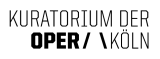 Black text on a white background: Kuratorium der Oper Köln. Between Oper and Köln, a forward slash and a backslash are placed.