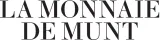 Logo with black lettering on a white background: “La Monnaie / De Munt.”
