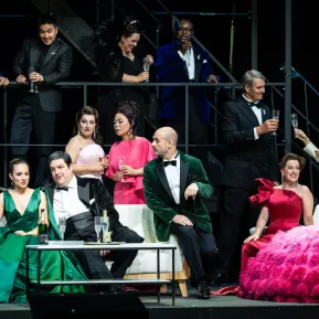 Giulia Montanari, Patrick Zielke, Christian Miedl, Claudia Rohrbach, Chor der Oper Köln
